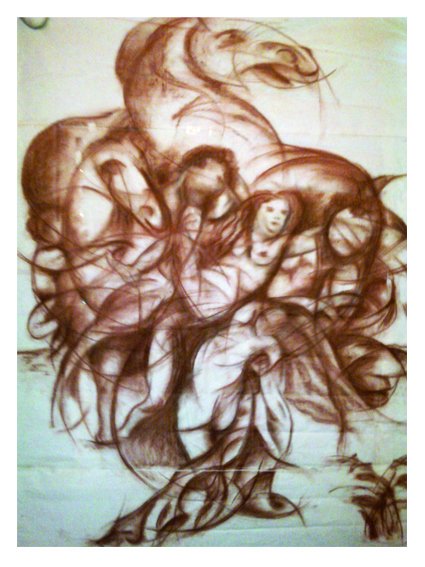 rubens reproduction aux pastels sec